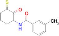 3-Methyl-N-(2-oxo-3-thioxocyclohexyl)benzamide