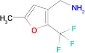 (5-Methyl-2-(trifluoromethyl)furan-3-yl)methanamine