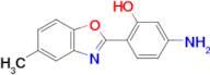 5-Amino-2-(5-methylbenzo[d]oxazol-2-yl)phenol