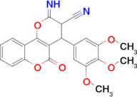 2-imino-5-oxo-4-(3,4,5-trimethoxyphenyl)-2H,3H,4H,5H-pyrano[3,2-c]chromene-3-carbonitrile