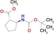 Methyl (1S,2S)-2-((tert-butoxycarbonyl)amino)cyclopentane-1-carboxylate