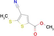 Methyl 4-cyano-5-(methylthio)thiophene-2-carboxylate