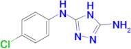 N3-(4-chlorophenyl)-4H-1,2,4-triazole-3,5-diamine