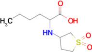 2-((1,1-Dioxidotetrahydrothiophen-3-yl)amino)hexanoic acid