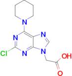 2-(2-Chloro-6-(piperidin-1-yl)-9H-purin-9-yl)acetic acid