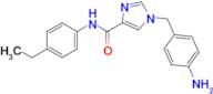 1-(4-Aminobenzyl)-N-(4-ethylphenyl)-1H-imidazole-4-carboxamide