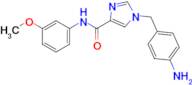1-(4-Aminobenzyl)-N-(3-methoxyphenyl)-1H-imidazole-4-carboxamide
