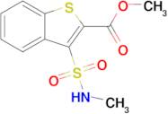 Methyl 3-(N-methylsulfamoyl)benzo[b]thiophene-2-carboxylate