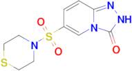 6-(thiomorpholine-4-sulfonyl)-2H,3H-[1,2,4]triazolo[4,3-a]pyridin-3-one