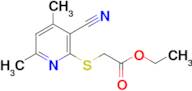 Ethyl 2-((3-cyano-4,6-dimethylpyridin-2-yl)thio)acetate