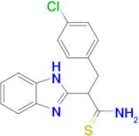 2-(1H-benzo[d]imidazol-2-yl)-3-(4-chlorophenyl)propanethioamide