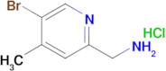 (5-Bromo-4-methylpyridin-2-yl)methanamine hydrochloride