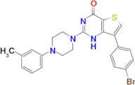 7-(4-bromophenyl)-2-[4-(3-methylphenyl)piperazin-1-yl]-1H,4H-thieno[3,2-d]pyrimidin-4-one