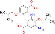 3-Amino-5-((2-carboxy-5-isobutoxyphenyl)amino)-4-isobutoxybenzoic acid