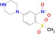 1-(4-(Methylsulfonyl)-3-nitrophenyl)piperazine