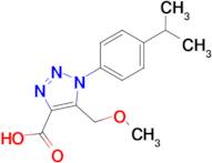 1-(4-Isopropylphenyl)-5-(methoxymethyl)-1H-1,2,3-triazole-4-carboxylic acid