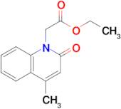 Ethyl 2-(4-methyl-2-oxoquinolin-1(2H)-yl)acetate