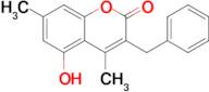 3-Benzyl-5-hydroxy-4,7-dimethyl-2H-chromen-2-one