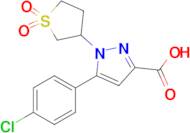 5-(4-Chlorophenyl)-1-(1,1-dioxidotetrahydrothiophen-3-yl)-1H-pyrazole-3-carboxylic acid