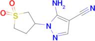 5-Amino-1-(1,1-dioxidotetrahydrothiophen-3-yl)-1H-pyrazole-4-carbonitrile