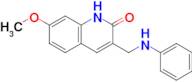 7-methoxy-3-[(phenylamino)methyl]-1,2-dihydroquinolin-2-one