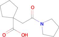 1-(2-Oxo-2-(pyrrolidin-1-yl)ethyl)cyclopentane-1-carboxylic acid