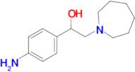 1-(4-Aminophenyl)-2-(azepan-1-yl)ethan-1-ol
