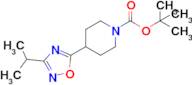 Tert-butyl 4-(3-isopropyl-1,2,4-oxadiazol-5-yl)piperidine-1-carboxylate