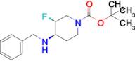 Tert-butyl (3S,4R)-4-(benzylamino)-3-fluoropiperidine-1-carboxylate