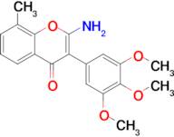 2-Amino-8-methyl-3-(3,4,5-trimethoxyphenyl)-4H-chromen-4-one