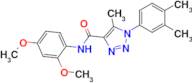 N-(2,4-dimethoxyphenyl)-1-(3,4-dimethylphenyl)-5-methyl-1H-1,2,3-triazole-4-carboxamide