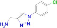 (1-(4-Chlorophenyl)-1H-1,2,3-triazol-4-yl)methanamine