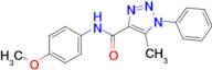 N-(4-methoxyphenyl)-5-methyl-1-phenyl-1H-1,2,3-triazole-4-carboxamide