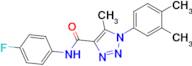 1-(3,4-Dimethylphenyl)-N-(4-fluorophenyl)-5-methyl-1H-1,2,3-triazole-4-carboxamide