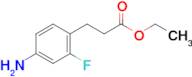 Ethyl 3-(4-amino-2-fluorophenyl)propanoate