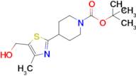 Tert-butyl 4-(5-(hydroxymethyl)-4-methylthiazol-2-yl)piperidine-1-carboxylate