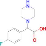 2-(4-Fluorophenyl)-2-(piperazin-1-yl)acetic acid