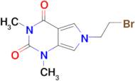 6-(2-Bromoethyl)-1,3-dimethyl-1,6-dihydro-2H-pyrrolo[3,4-d]pyrimidine-2,4(3H)-dione