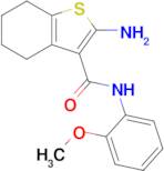 2-Amino-N-(2-methoxyphenyl)-4,5,6,7-tetrahydrobenzo[b]thiophene-3-carboxamide