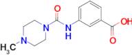 3-(4-Methylpiperazine-1-carboxamido)benzoic acid