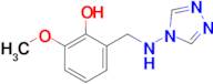 2-(((4H-1,2,4-triazol-4-yl)amino)methyl)-6-methoxyphenol