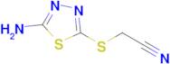 2-((5-Amino-1,3,4-thiadiazol-2-yl)thio)acetonitrile