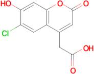 2-(6-Chloro-7-hydroxy-2-oxo-2H-chromen-4-yl)acetic acid