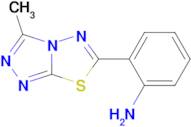 2-(3-Methyl-[1,2,4]triazolo[3,4-b][1,3,4]thiadiazol-6-yl)aniline