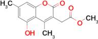 Methyl 2-(5-hydroxy-4,7-dimethyl-2-oxo-2H-chromen-3-yl)acetate