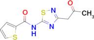 N-(3-(2-oxopropyl)-1,2,4-thiadiazol-5-yl)thiophene-2-carboxamide