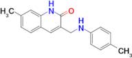 7-methyl-3-{[(4-methylphenyl)amino]methyl}-1,2-dihydroquinolin-2-one