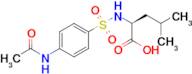 ((4-Acetamidophenyl)sulfonyl)-L-leucine