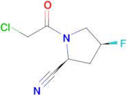 (2S,4S)-1-(2-chloroacetyl)-4-fluoropyrrolidine-2-carbonitrile