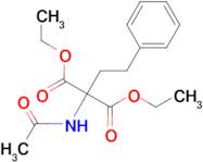 Diethyl 2-acetamido-2-phenethylmalonate